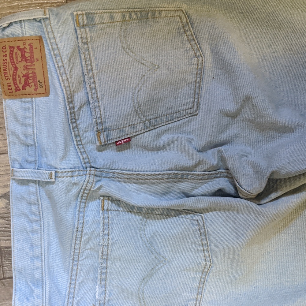 Levi's 501 High Rise Straight Jeans Size 27 - Picture 5 of 8